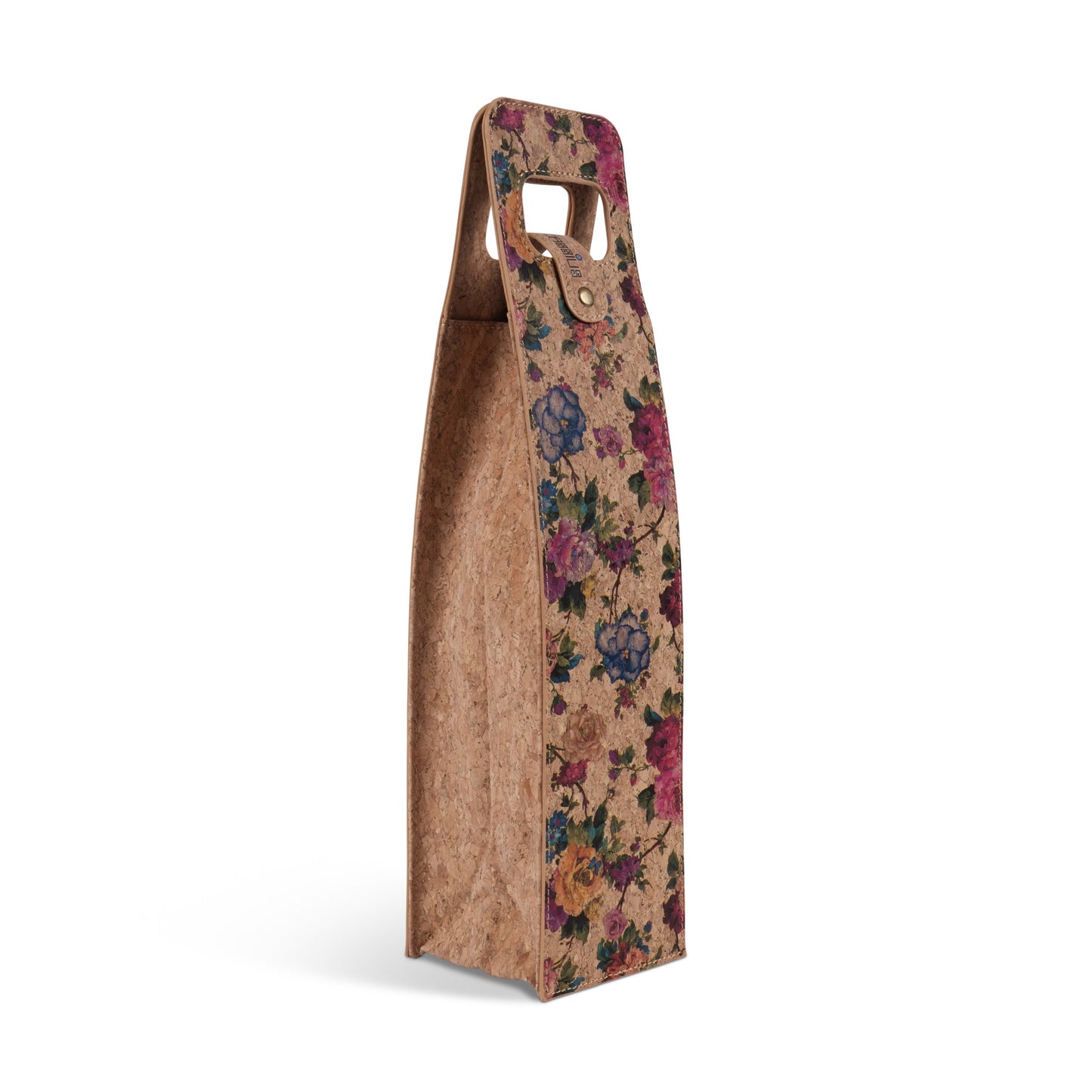 Floral Cork Wine Bag