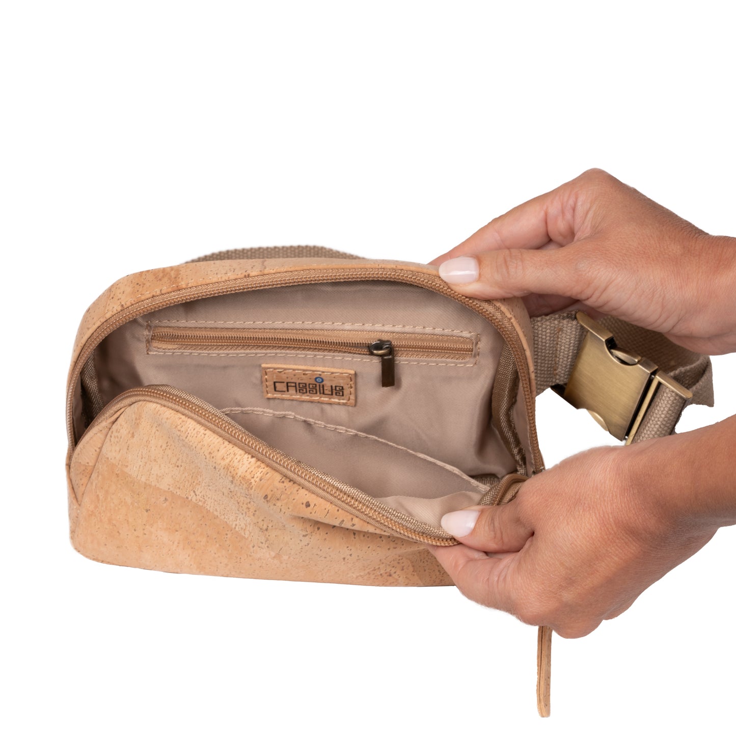 Natural Cork Belt Bag